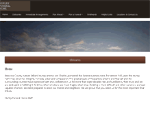 Tablet Screenshot of hurleyfuneralhome.com